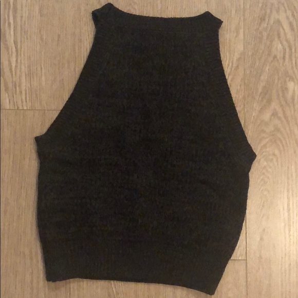 Forever 21 dark green crop top - Picture 4 of 4